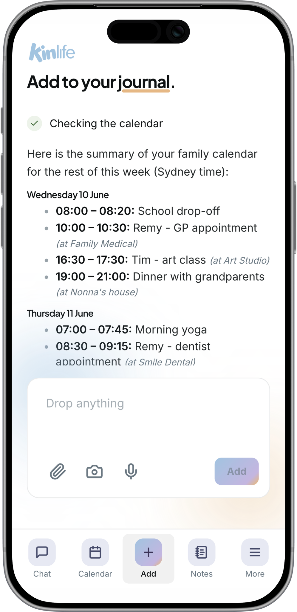 The week at a glance